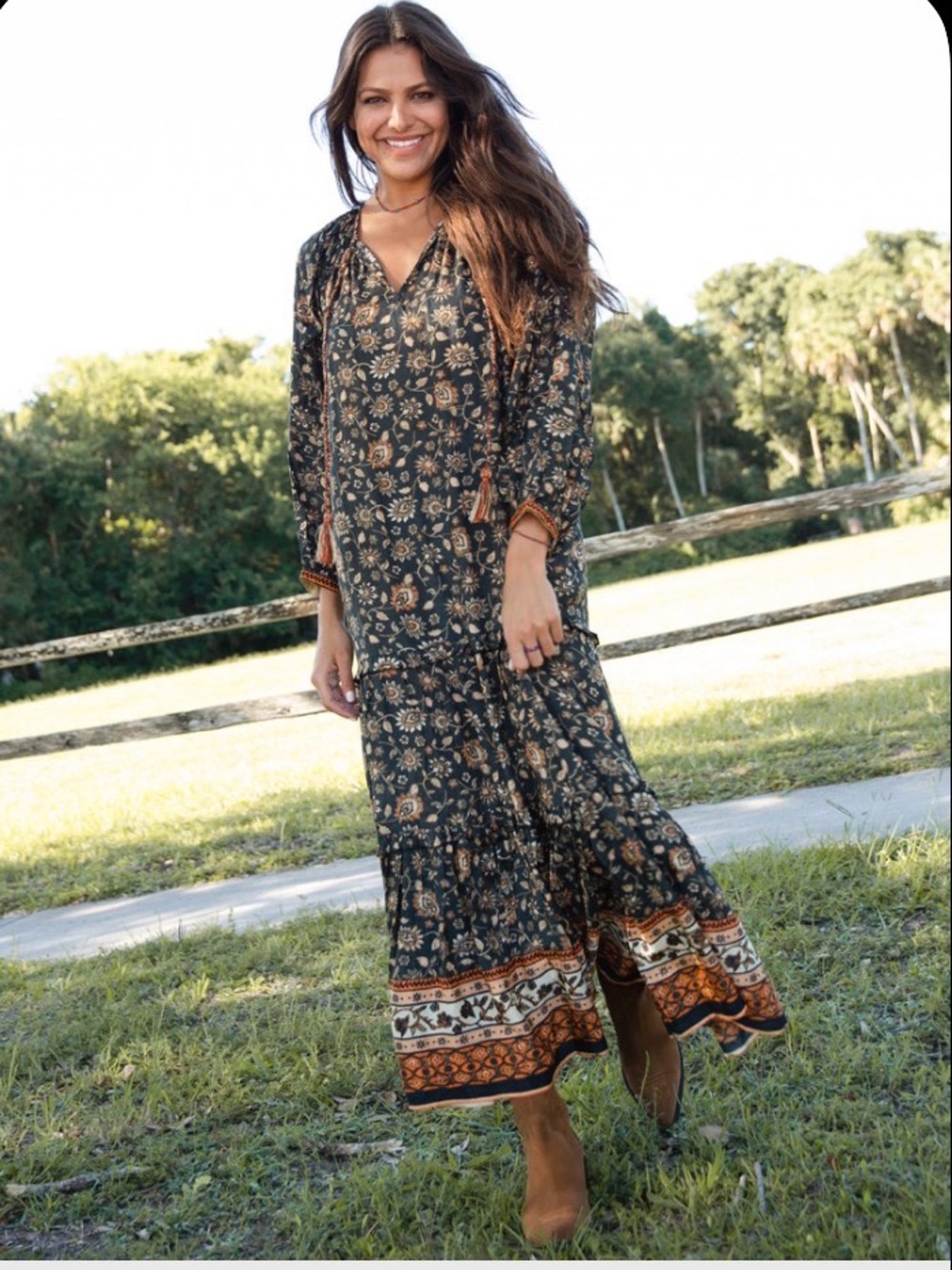 Natural Life XL Viscose Lula Maxi Dress
